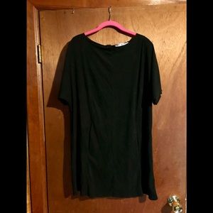 Cupcake and Cashmere black velvet dress